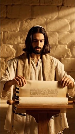Luke 4:16-21, Jesus reads from the book of Isaiah #Nazareth#love #redeemer #shorts#jesus#god#viral