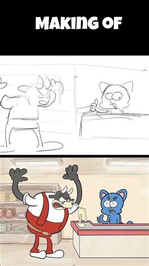Como arrumei emprego Making of #animação #viral