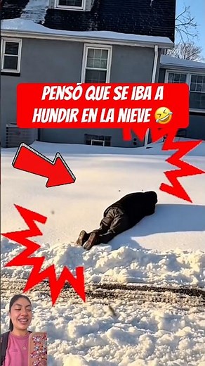 Like a Rock 🤣 #viral #humor #snow #funnyvideos #funny #unexpected