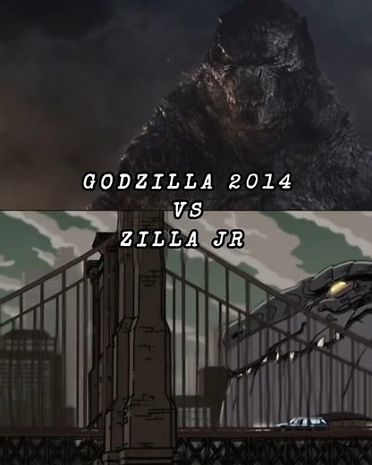 Godzilla 2014 vs Zilla jr 👀 #godzilla #edit #edits #battle