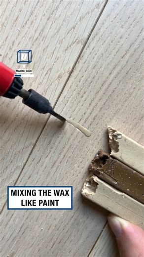 1.7M views · 6.6K reactions | Who knew wax could be used to fix a chip in your floor ️ | UNILAD Tech | Facebook