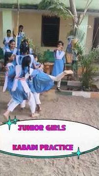 Junior Girls Kabaddi Practice | Girls Sports Training | Power & Discipline