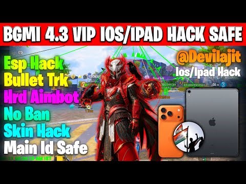 bgmi ios hack 4.3 free |how to hack bgmi ios 4.3 |skin hack bgmi ios | iPad And IPhone ios hack free