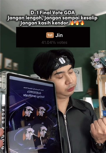 Tutorial Cara Vote untuk Seokjin di Golden Disc Awards