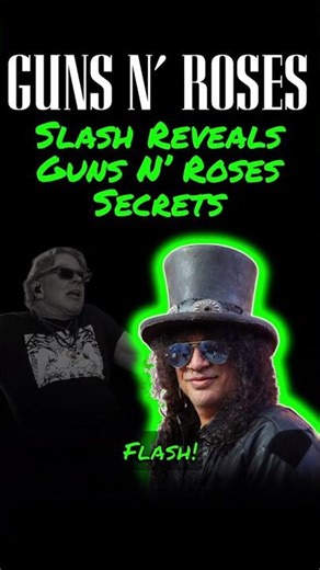 Slash Reveals Guns N Roses Secrets 🎸#Slash #GunsNRoses #RockSecrets