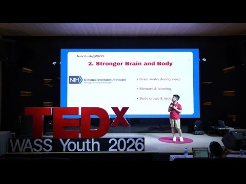 Why is sleeping a superpower? | Huy Bui Quoc | TEDxYouth@WASS