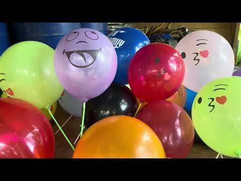 ASMR BLOWING BALLOONS COMBINATION 🎈✨ VARIOUS TYPES OF BALLOONS