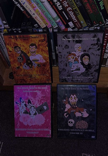 Ensuring your place in hell 1-4 #extremecinema #disturbingmovies #dvd #movie #horror