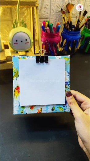 🖇️✨ “DIY Aesthetic Desktop Clipboard | Cute & Easy Desk Decor Idea 💐✨#cutecrafts#kawaiicrafts #diy