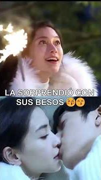 Él la sorprendió llenándola de besos apasionados😮#LOVEO2OLAPELÍCULA #AngelaBaby #JingBoran