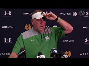 Brian Kelly Thursday Press Conference - North Carolina