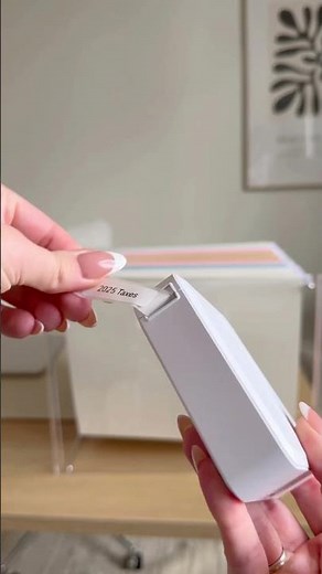 Acrylic Hanging File Organizer