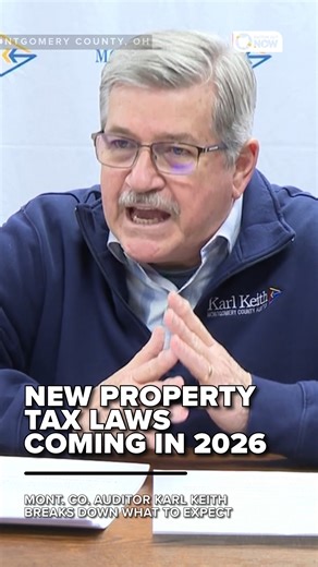 Ohio will have some new property tax laws in 2026. Coming up at 10 and 11 on FOX45|ABC22, we speak with Montgomery County Auditor Karl Keith about some of the changes. You can also watch on the Dayton 24/7 Now app! #newlaws #propertytaxes | Dayton 24/7 Now
