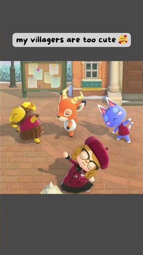 CUTEST villager moments 💖 #acnh #animalcrossing #animalcrossingnewhorizons #nintendo