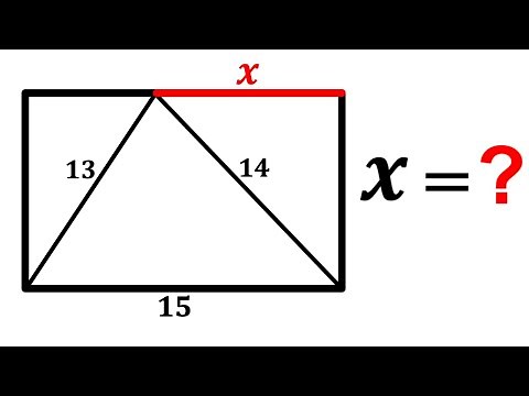 Can you calculate the X value? | (Rectangle) | #math #maths | #geometry