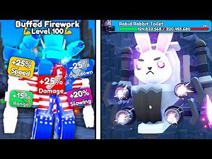 BUFFED FIREWORK GODLY 💪 vs EVERY BOSS 😱 NEW UNITS Soon? 😍 - Roblox Toilet Tower Defense