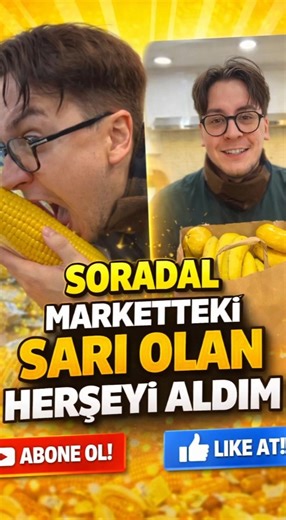 Markette sarı ne varsa aldım🤤 #adal #keşfet #funny