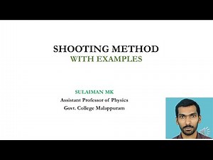 Shooting Method with Example
