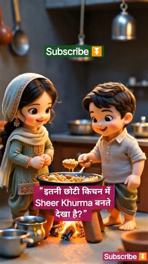 Tiny Doll Mini Creatures Cooking Sheer Khurma 🍮 | Miniature Eid Dessert Cooking | Satisfying Mini ai