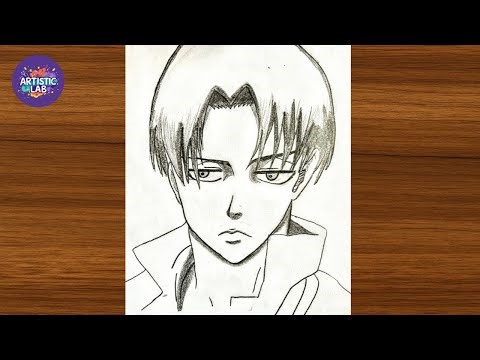 How to Draw Levi Ackerman Step by Step | Attack on Titan Drawing Tutorial