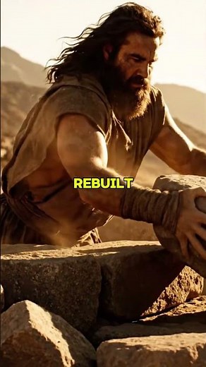 The Day Heaven Sent Fire🔥| Elijah vs. the Prophets of Baal #bibleshorts