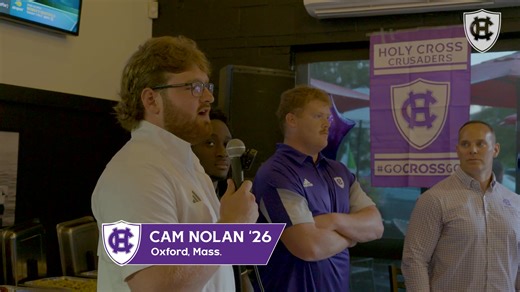 Recapping last night's Crusader Kickoff at Pepe's 🏈 Are you excited for the Holy Cross Football season? Secure your tickets ahead of our home opener next Saturday 🎟️ goholycross.com/fbtix #GoCrossGo | Holy Cross Athletics