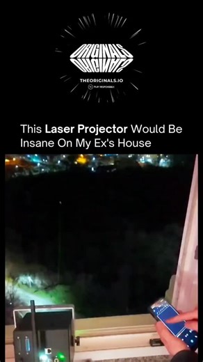 Marketing | Advertising | Branding on Instagram: "#onlyoriginals #theoriginals Most graffiti needs paint—this artist uses pure photons. What you’re seeing is the LaserCube, a handheld device that turns festival-grade projection mapping into portable laser art. Instead of pixels like a normal projector, it uses vector graphics, steering a single high-intensity laser beam with extreme precision. Inside, high-speed galvanometers vibrate tiny mirrors thousands of times per second, redirecting the be