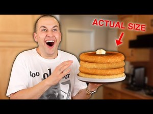 I Made Giant Pancakes