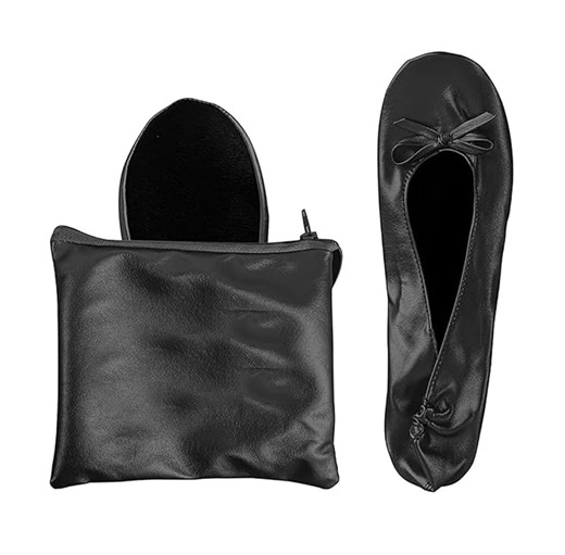 Watch Women's Portable Foldable Ballet Flats Shoes Roll Up Slippers on Amazon Live