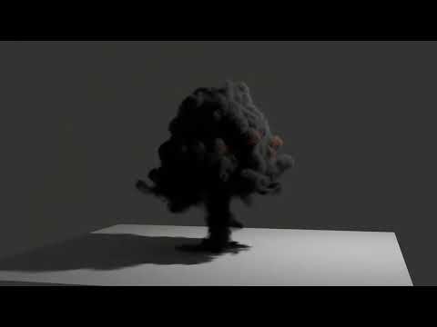 Blender Particle Explosion Simulation