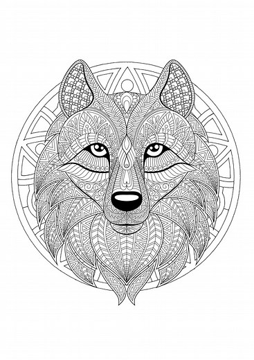 Mandalas sur le thème des Animaux