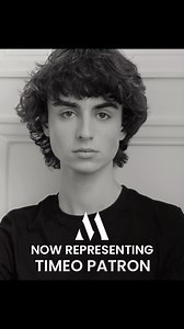 #NOWREPRESENTING TIMEO PATRON • Welcome to #marilynagencyparis • | Marilyn Agency Paris