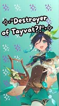 Is Venti Going To DESTROY Teyvat? Scientists Say..Ehe!? #genshinimpact #genshinlore #venti #space