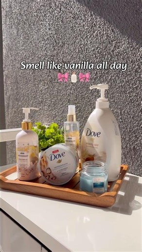 How to smell like vanilla all day 🎀 #dove #viralvideo #youtubeshorts #vanillaperfume #nykaa