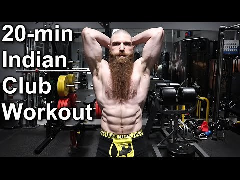 20-minute CLUBBELL WORKOUT | Indian Club Workout | FUNctional Fitness | Clubbell Exercises