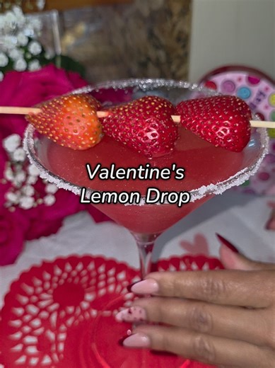 Delicious Valentine's Lemon Drop Cocktail Recipe
