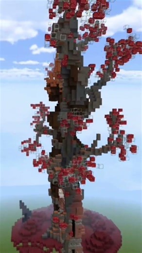 giant tree on minecraft #minecraft