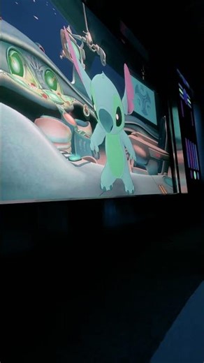 I put a song from Lilo and stitch because you can’t hear what stitch is saying