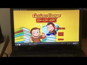 Menu Walkthrough of Curious George A Day at the Library