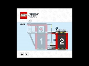 LEGO City 60414 – Complete Fire Station with Fire Truck Instructions! (Booklet 03 of 04 only)