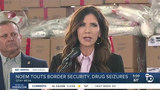 Kristi Noem visits San Diego, touts border security efforts