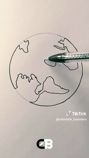 Amazing Earth Drawing Tutorial