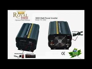 3000 Watt Power Inverter - Built-in Charger and Transfer Switch - $399.99 - (PIC-3000)