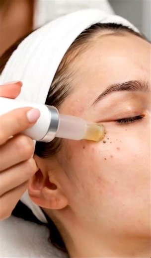 Realistic ASMR Skincare | Temple Pore Vacuum Cleaning & Soothing Cream Finish #asmr #asmrvideo