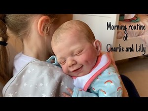 Reborn Lilly and Charlie’s morning routine