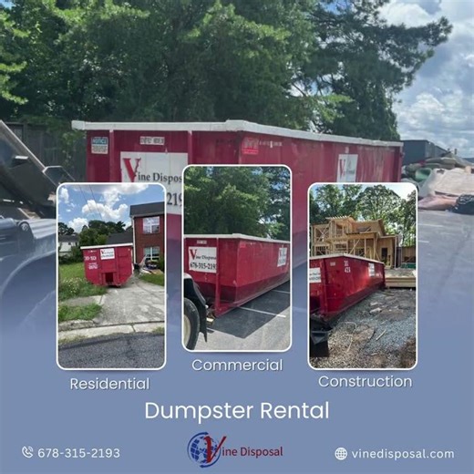 Need a Dumpster FAST? Holiday Clean-up Rentals in Metro Atlanta & North Carolina | Vine Disposal