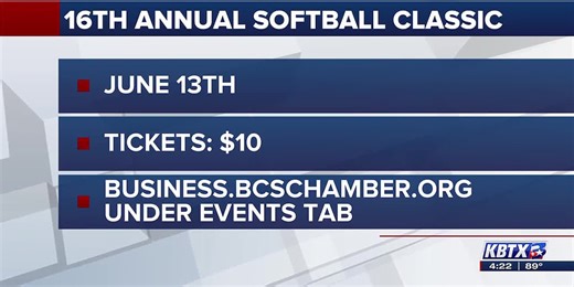 16th Annual Softball Classic with BCS Chamber of Commerce