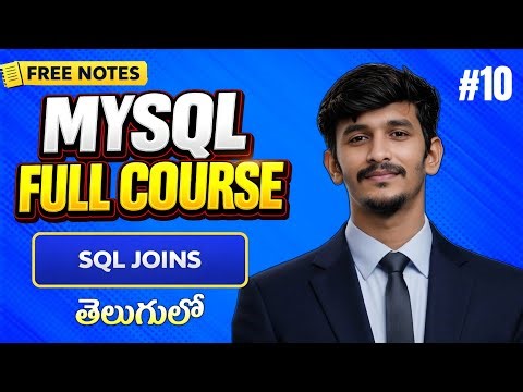 SQL Joins in Telugu | SQL Joins Explained | Inner Join, Left Join, Right Join