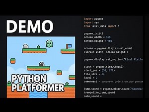 Python Platformer Game Demo made in Pygame