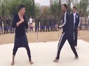 Watch: Akshay Kumar’s martial arts session with new IPS officer recruits | The Times of India